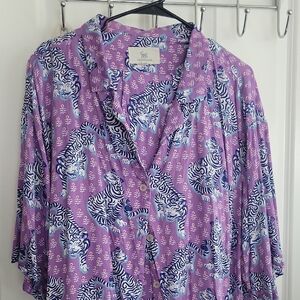 Printfresh Eco Satin Wildest Dreams set in Tiger Queen print